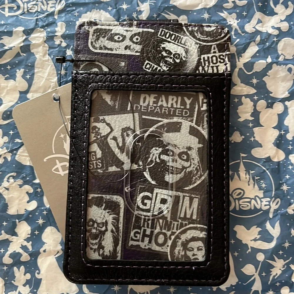 Disney Parks The Haunted Mansion HatBox Ghost Cardholder NWT - Picture 4 of 6